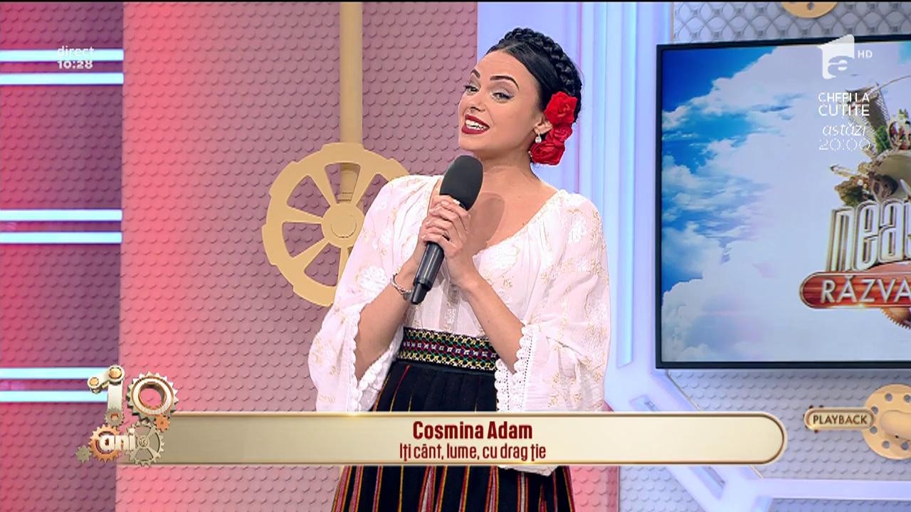 Cosmina Adam - &rdquo;&Icirc;ți c&acirc;nt, lume, cu drag ție&rdquo;