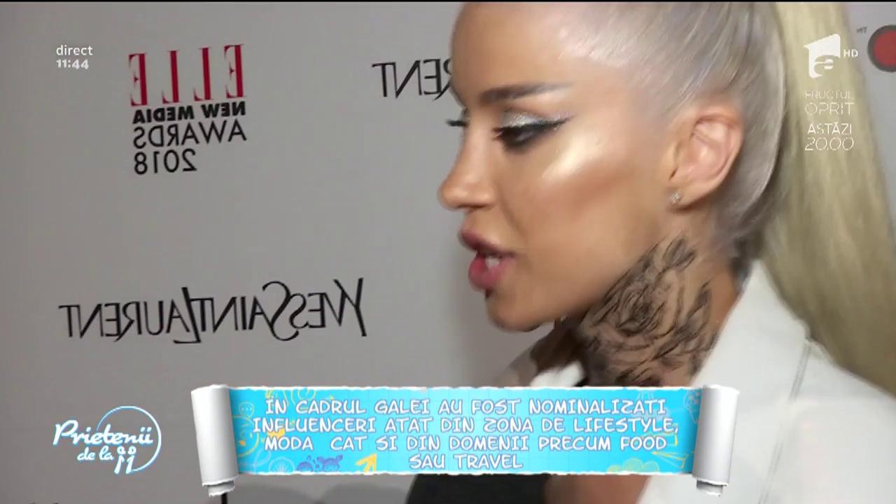 Vedete, bloggeri și influencers la ELLE New Media AWARDS 2018