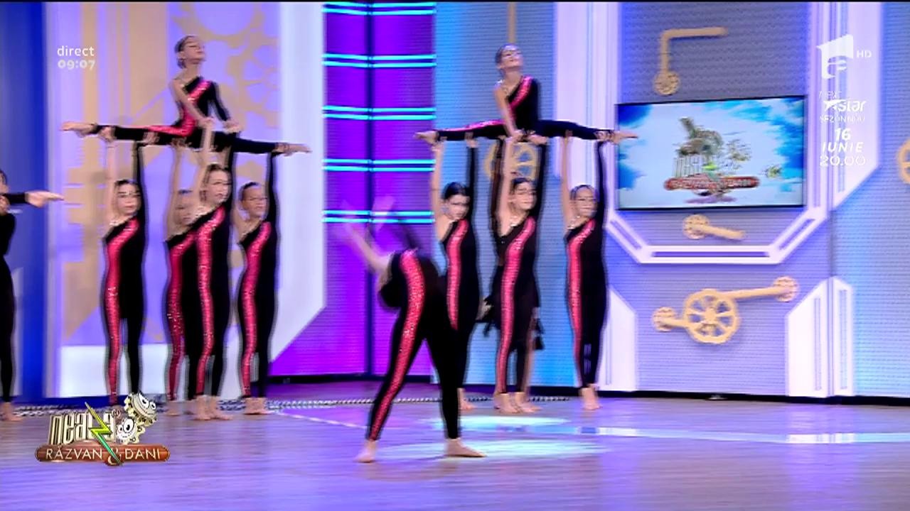 Demonstrație de Acro Dance, &icirc;n platoul Neatza