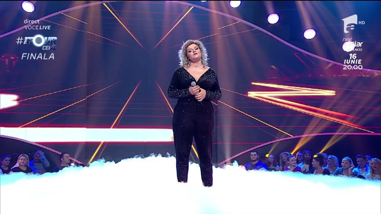 Alexandra Crişan cântă piesa "Alerg" la duelul din finala "The Four - Cei 4"!