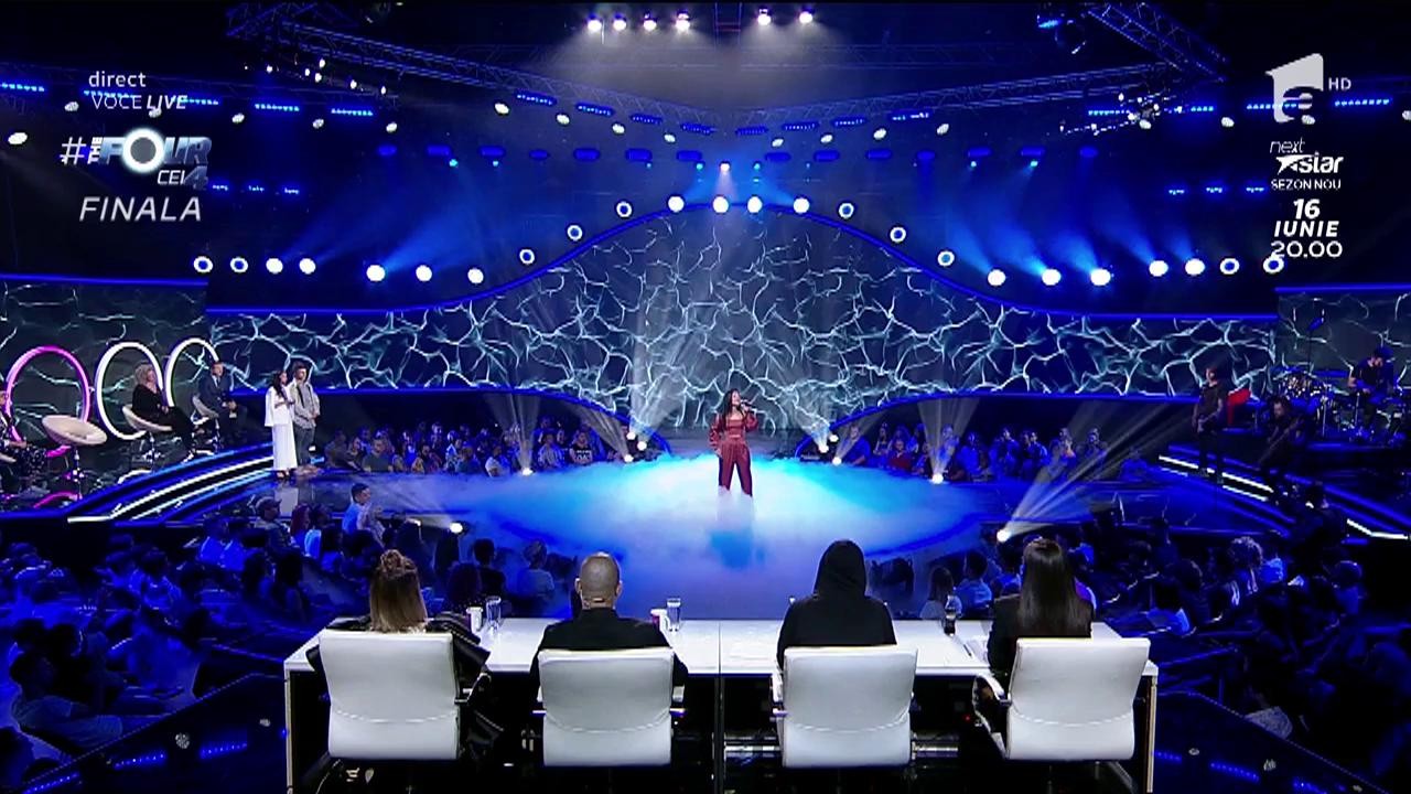 Duel. Bebe Rexha - "Me, Myself & I". Vezi interpretarea Anastasiei Sandu, în finala "The Four - Cei 4"!