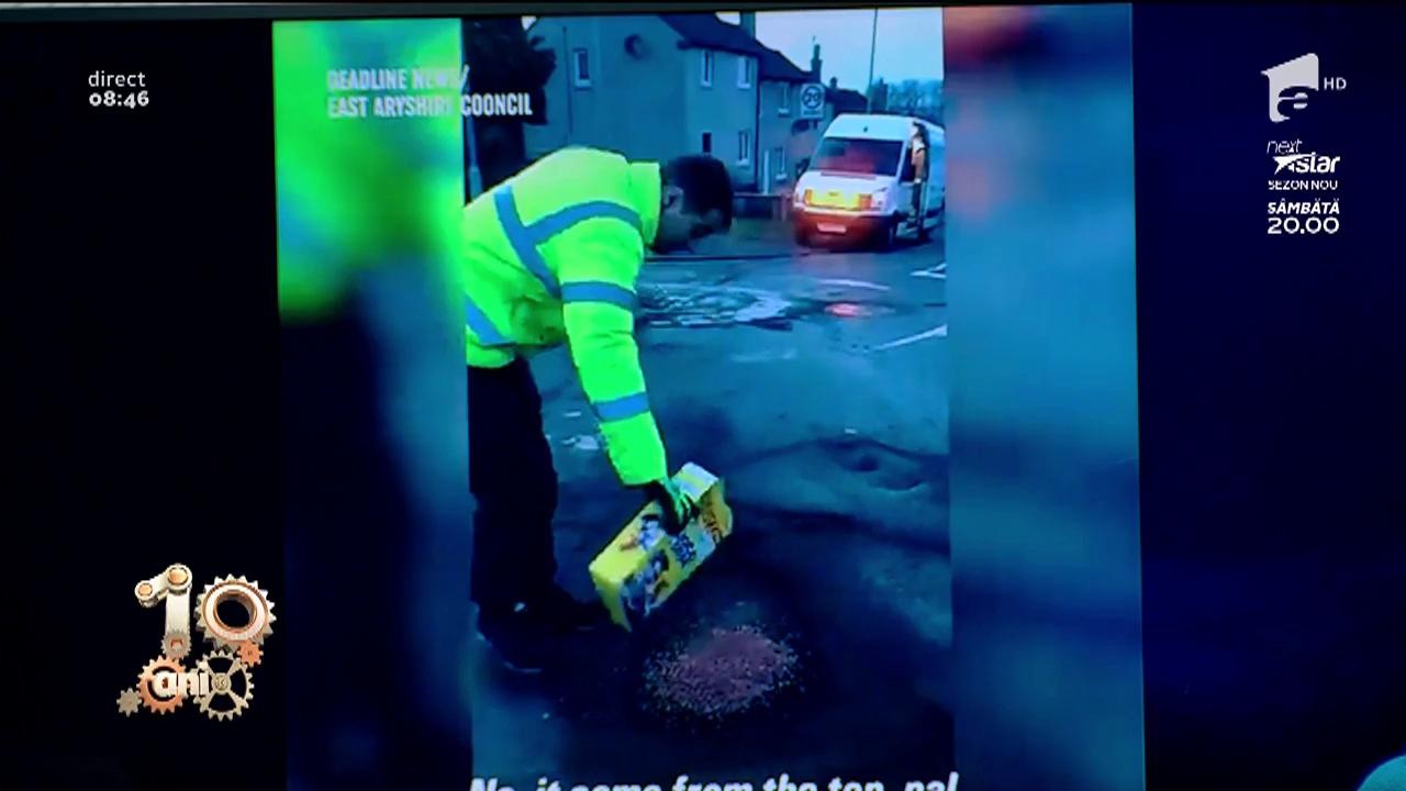 Smiley News! Cum se astupă gropile &icirc;n Anglia