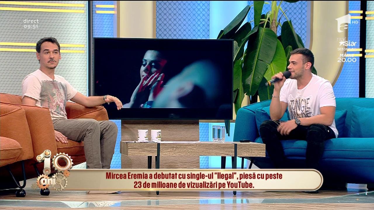 Mircea Eremia, despre cea mai nouă piesă, &rdquo;Fantezia&rdquo;. T&acirc;nărul a scris singur versurile piesei