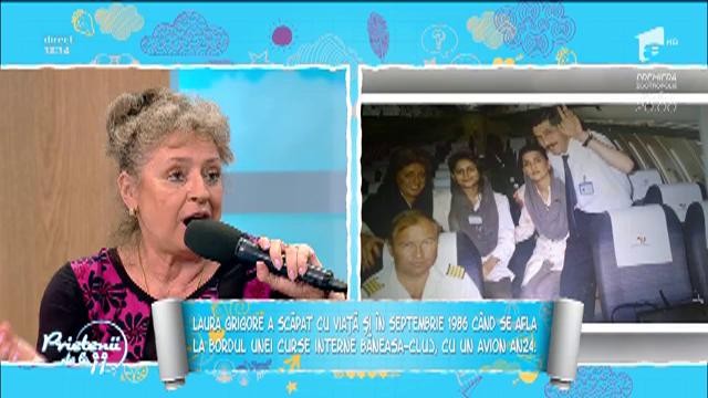 O poveste de film. Laura Grigorescu, supravieţuitoare a două accidente aviatice: &rdquo;Avionul s-a rupt &icirc;n două. Vedeam oceanul &icirc;n fața mea&rdquo;