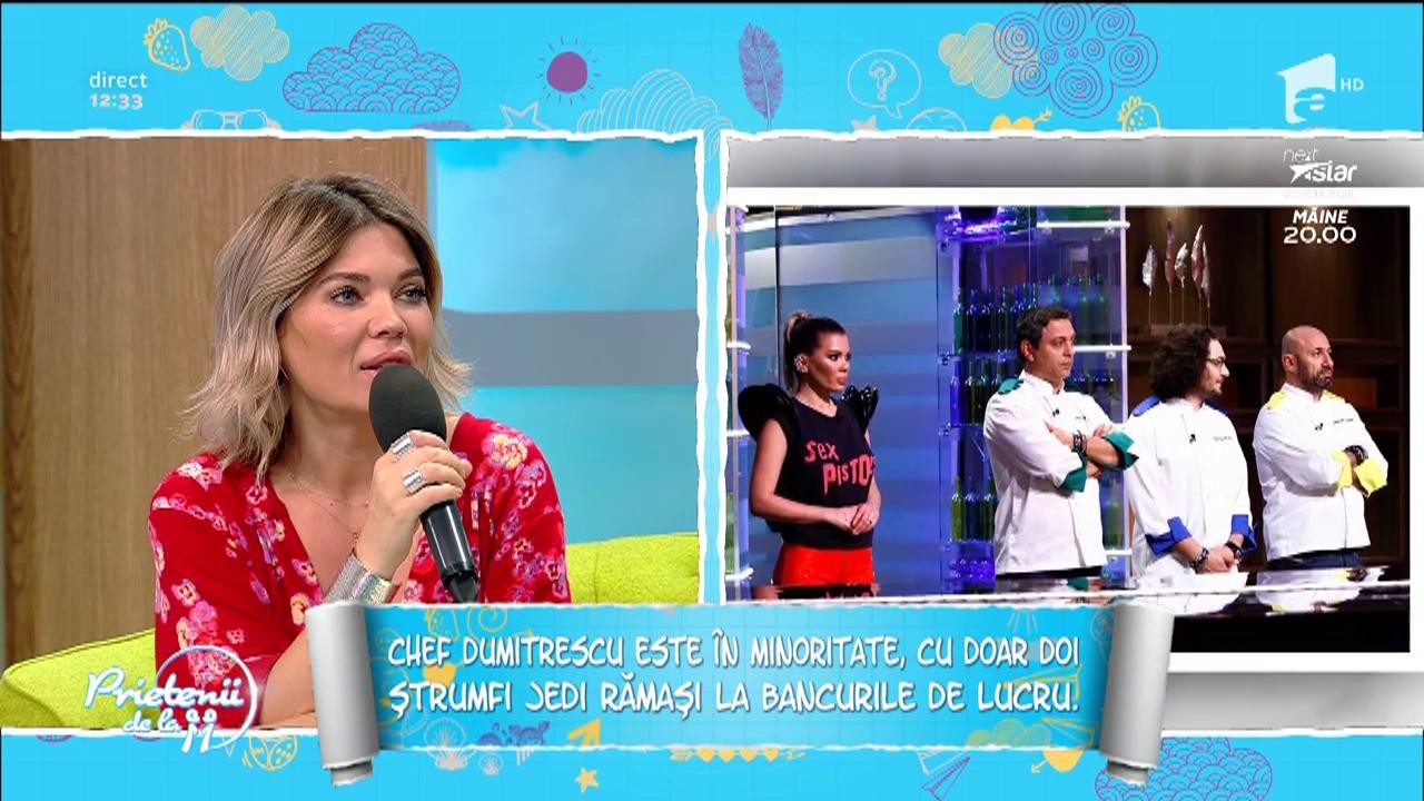 Gina Pistol, despre &rdquo;Chefi la cuțite&rdquo;: &rdquo;Iubesc măncarea și ea mă iubește pe mine&rdquo;