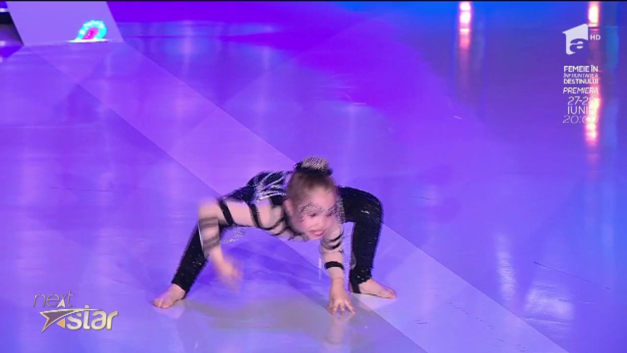 Bianca Purice, număr de contorsionism la ”Next Star”