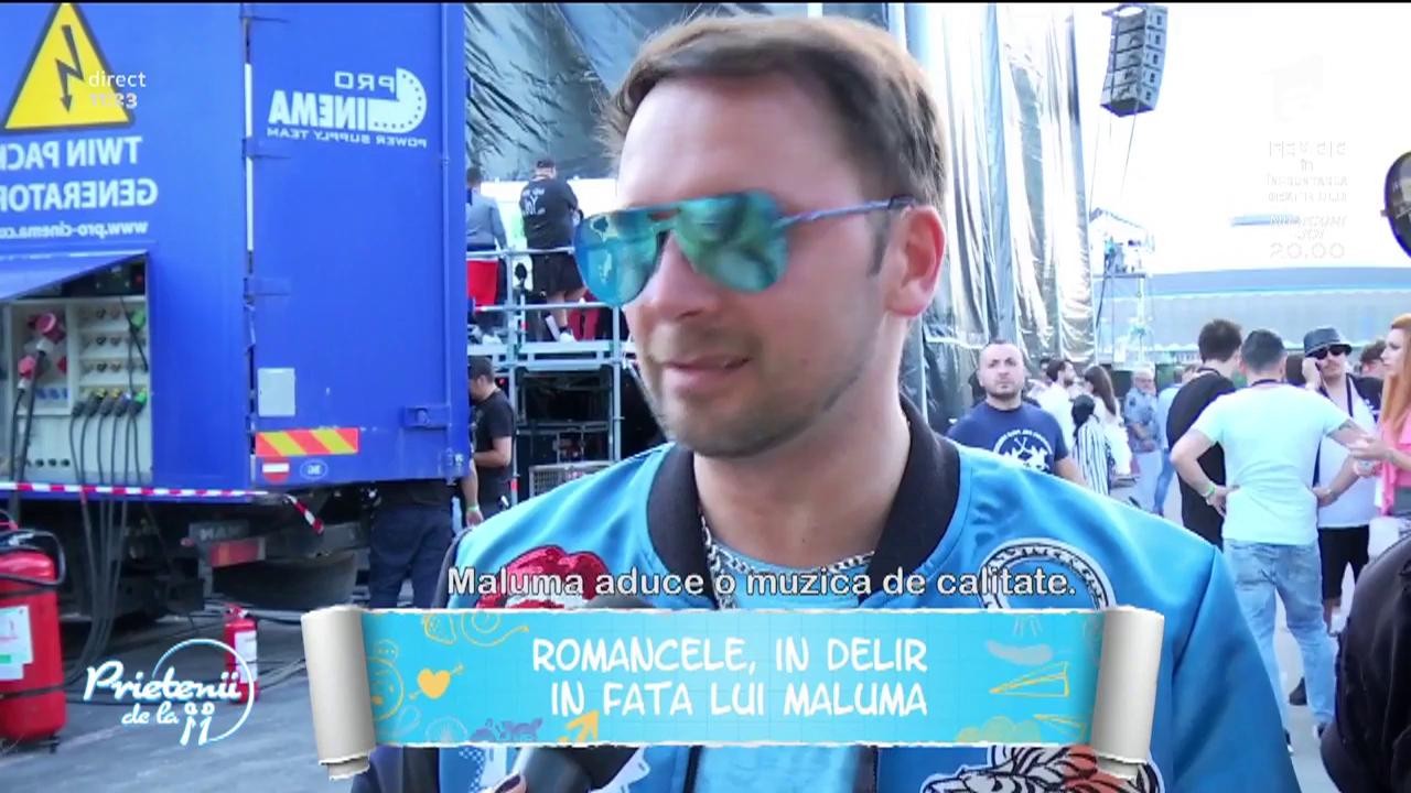 Româncele, în delir în fața lui Maluma