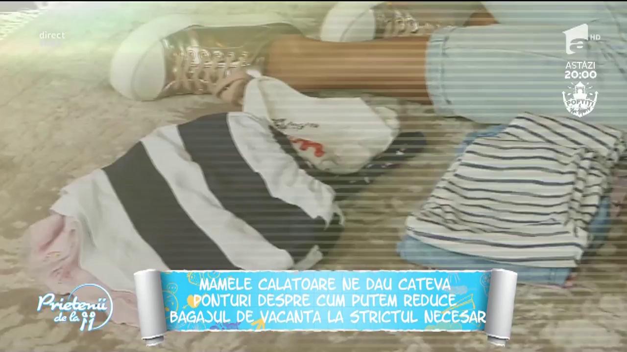 Bagajul de vacanță, kit de supraviețuire în călătoriile cu copii