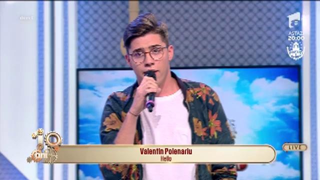 Valentin Poienariu c&acirc;ntă, la Neatza, melodia &bdquo;Hello&rdquo;