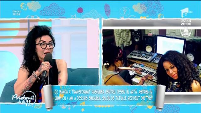 Dj. Wanda i-a făcut Paulei Chirilă un tatuaj superb