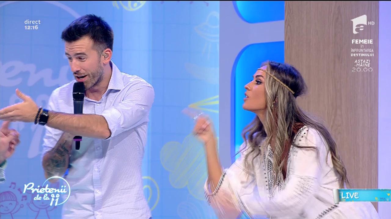 Horia Moculescu și Florin Ristei cântă live piesa „Un leu, o lămâie”