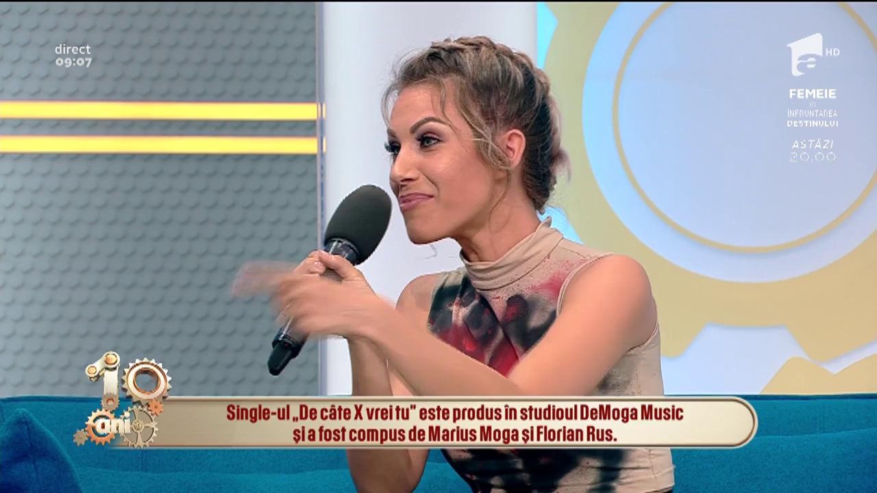 Amna, apariţie de senzaţie la Neatza. Artista a aniversat anul acesta șapte ani de c&acirc;nd s-a lansat &icirc;n muzică