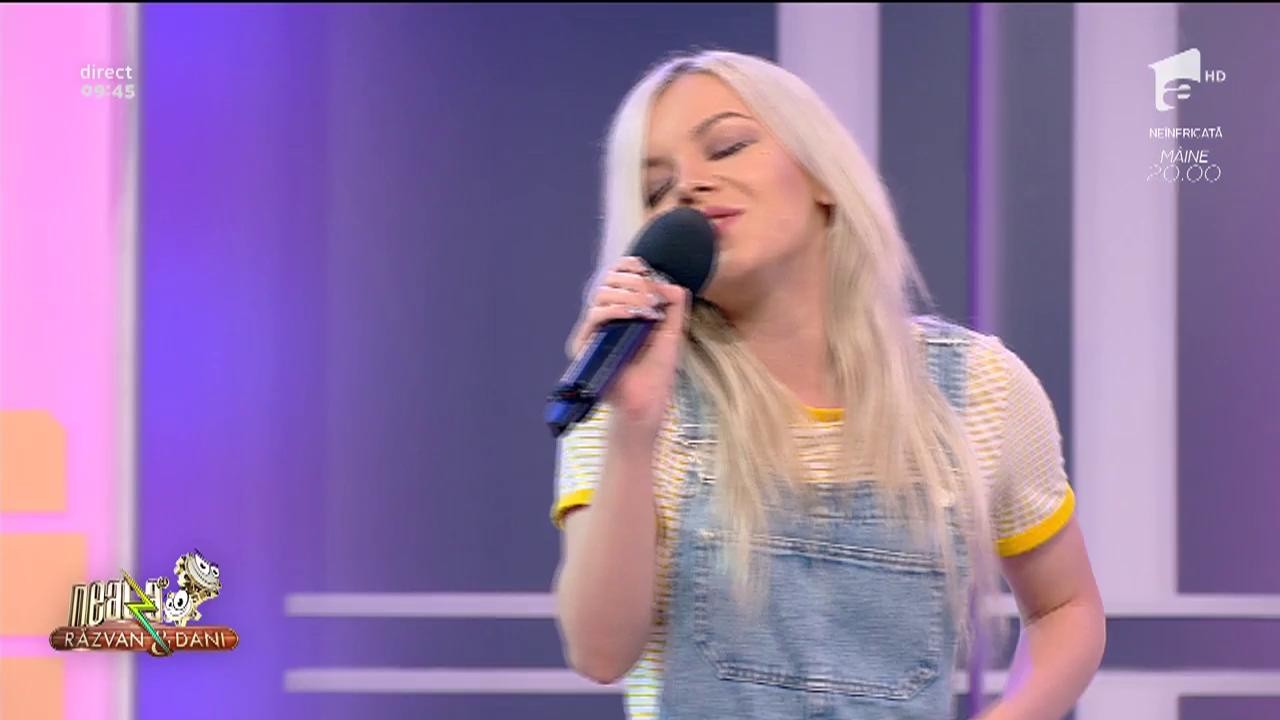 Delia Rus c&acirc;ntă, la Neatza, melodia &bdquo;Fericire / Chip de chin&rdquo;