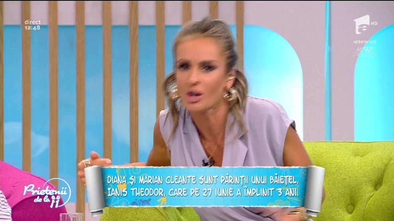 Diana Matei si Marian Cleante sunt o familie fericită. Cei doi au împreună un băiețel