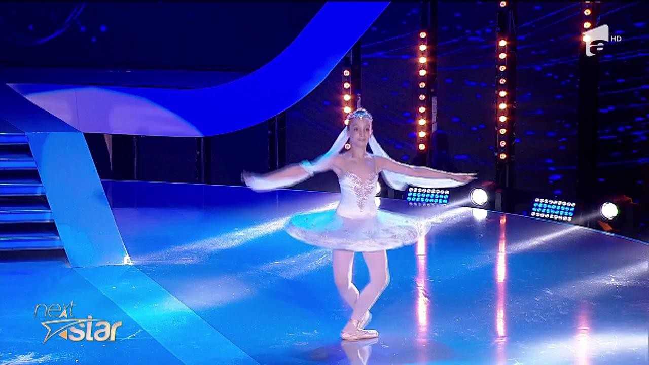 Moment de clasă și rafinament la "Next Star"! Olimpia Cărăuleanu oferă o lecție de balet