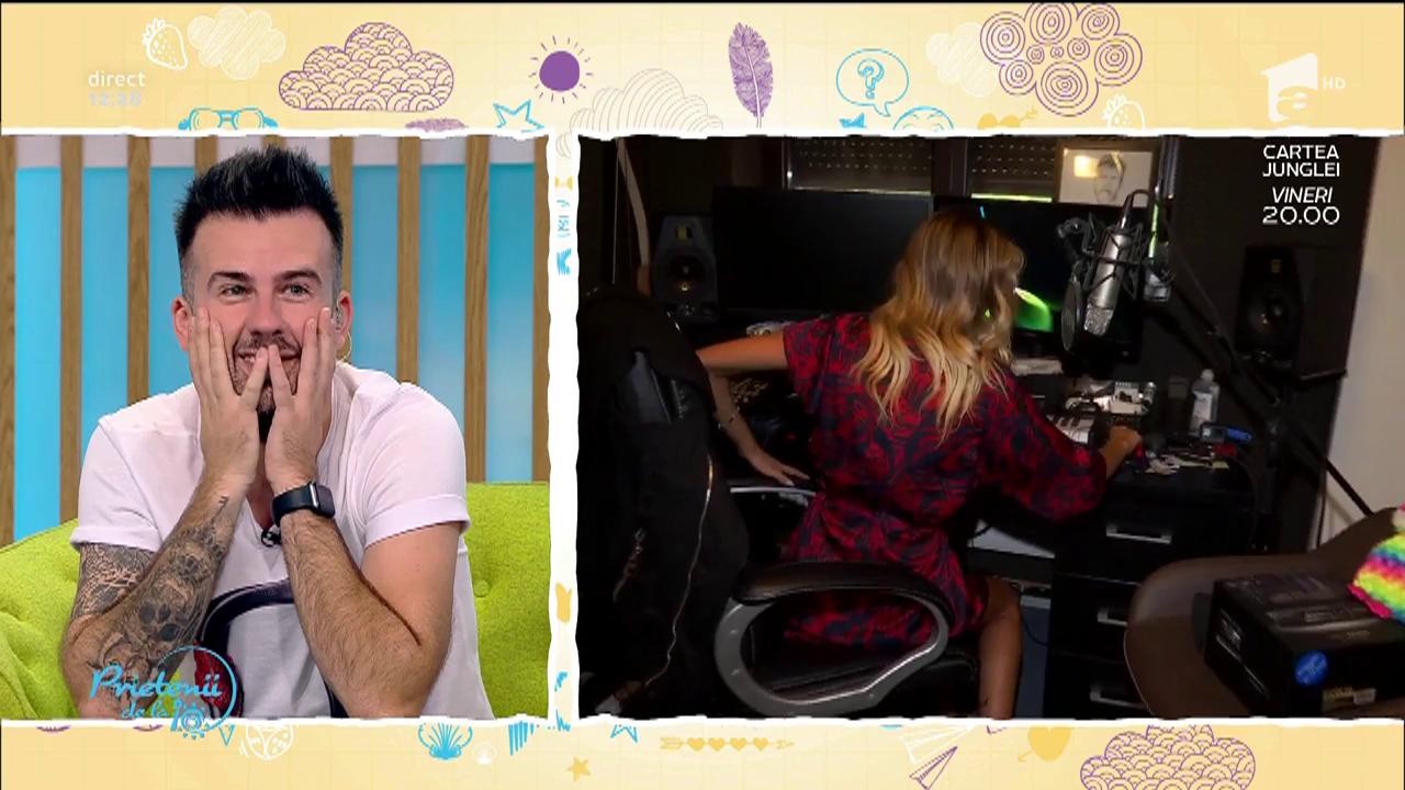 Supriza colegilor de platou pentru Florin Ristei, un iubitor de pisici