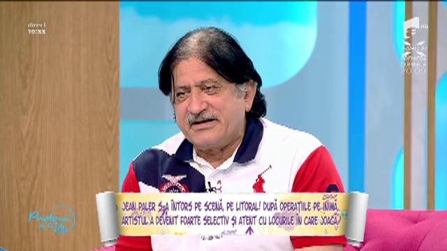 Jean Paler a riscat și a urcat iar pe scenă: ”Merg la niște festivaluri de comedie care încep în septembrie”