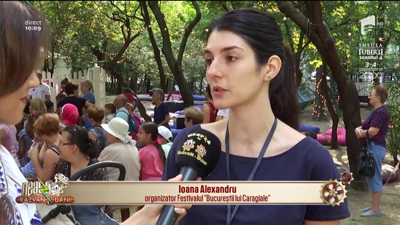 A patra zi a Festivalului Bucureștii lui Caragiale, desfășurat &icirc;n Parcul Cișmigiu