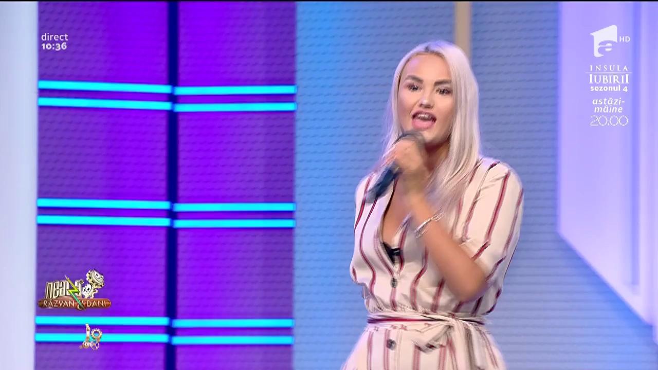 Alexandra Tănăsoiu c&acirc;ntă, la Neatza, piesa &rdquo;Dor de vară&rdquo;