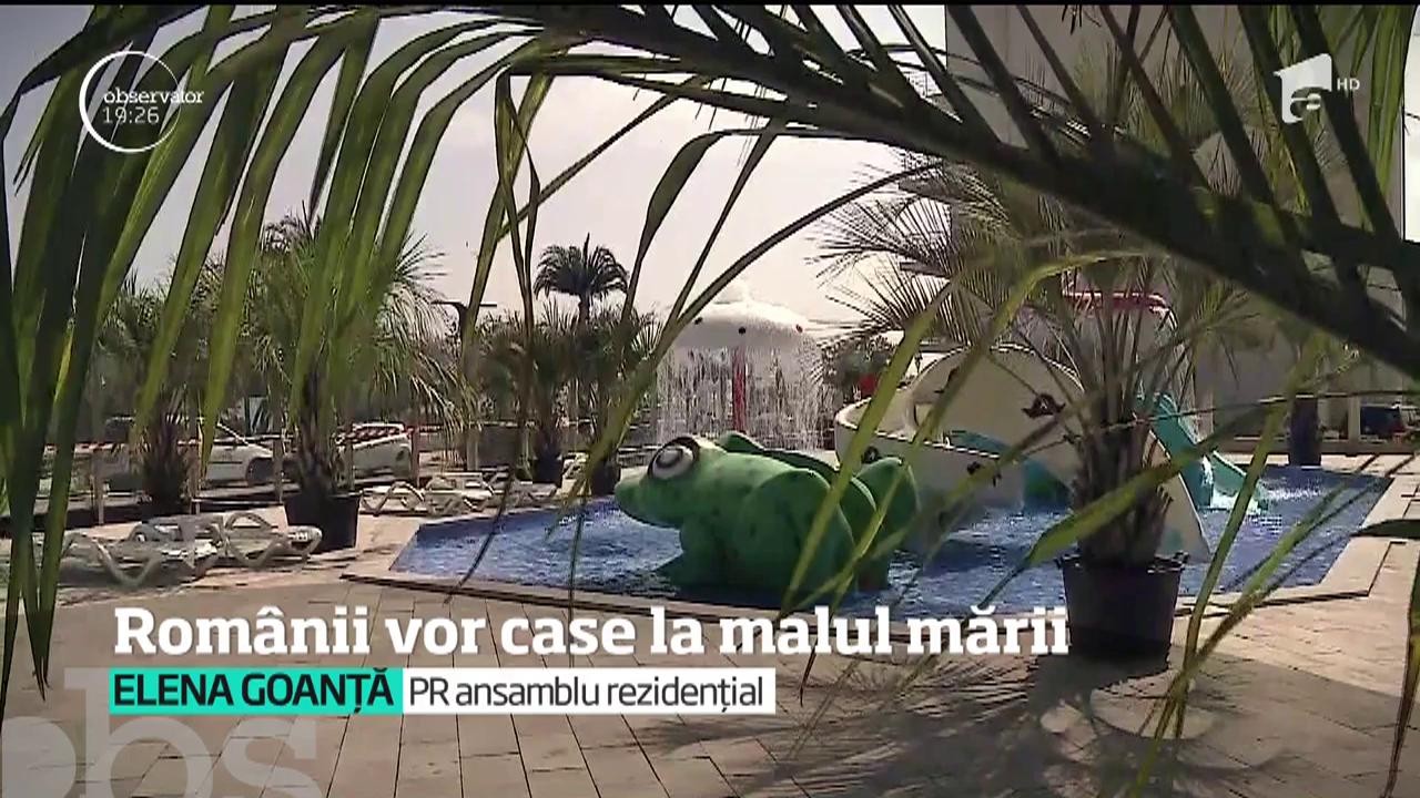 Rom&acirc;nii vor case la malul mării
