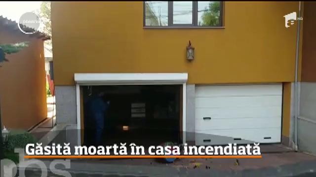 O femeie a fost găsită moartă &icirc;ntr-o locuință incendiată