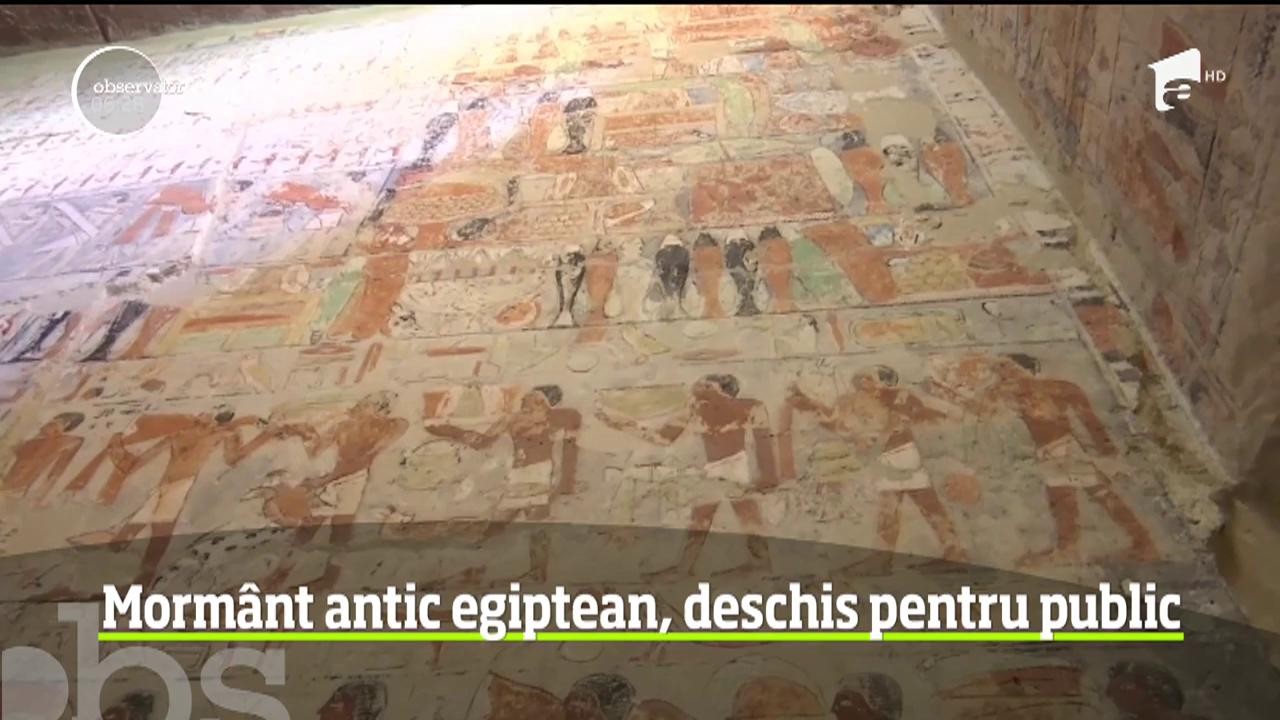 Morm&acirc;nt antic egiptean, deschis pentru public