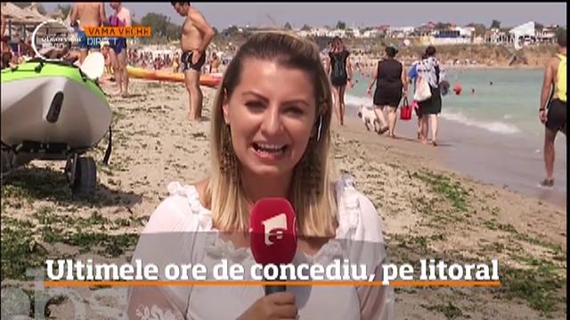 Ultimele ore de concediu petrecute pe litoral