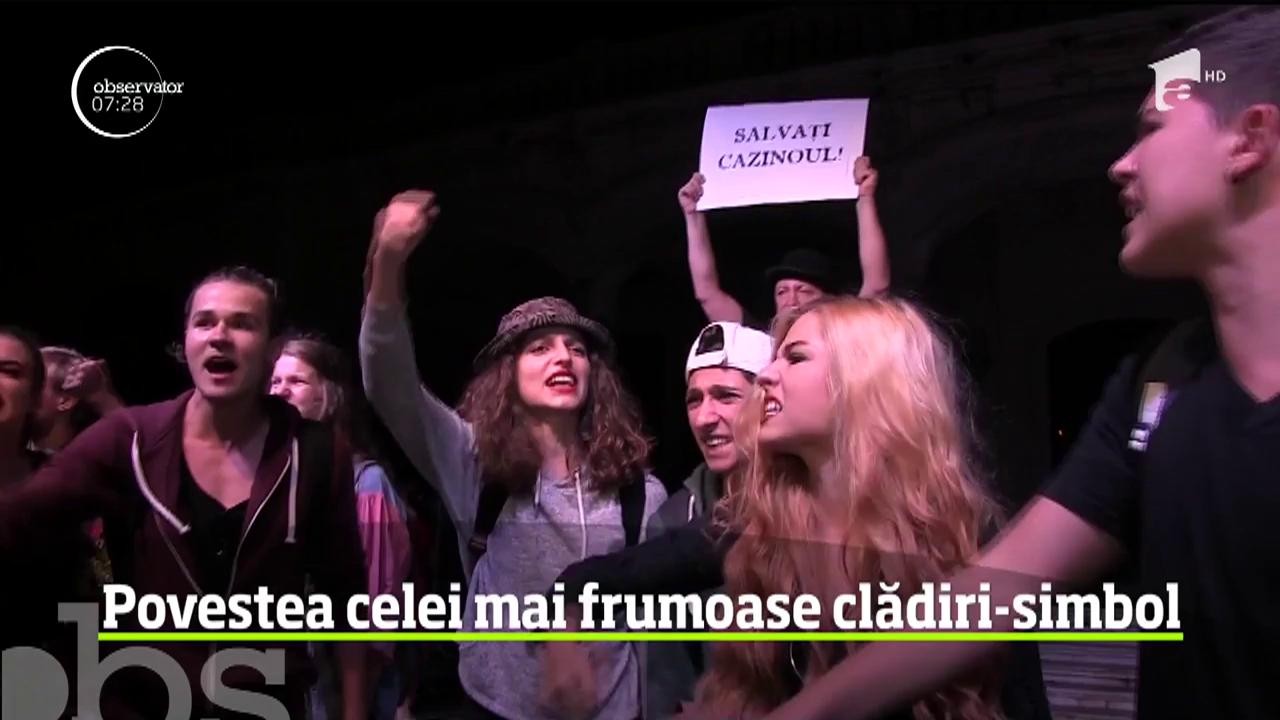 Cazinoul Constanța &icirc;și strigă durerea &icirc;ntr-un eveniment menit să atragă atenția asupra stării deplorabile a clădirii