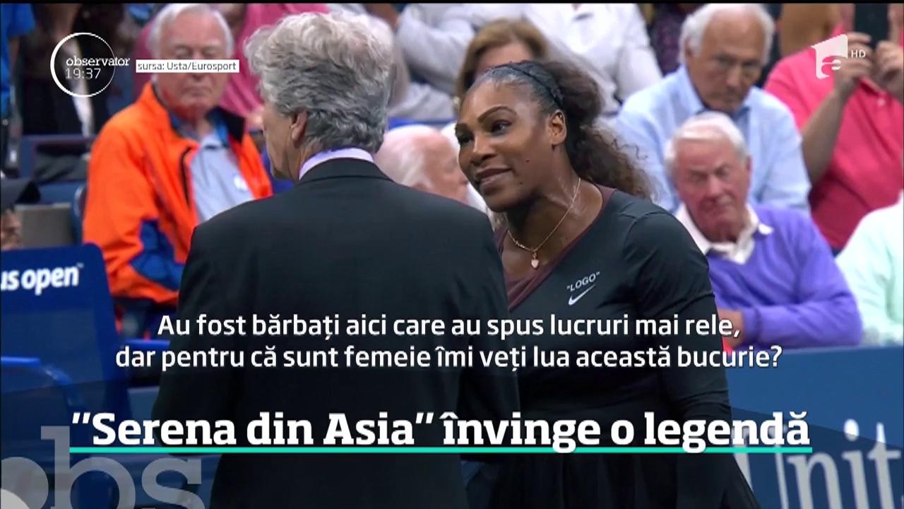 Finală de infarct la US Open! Serena Williams a făcut o criză de nervi &icirc;n timpul partidei disputate cu Naomi Osaka