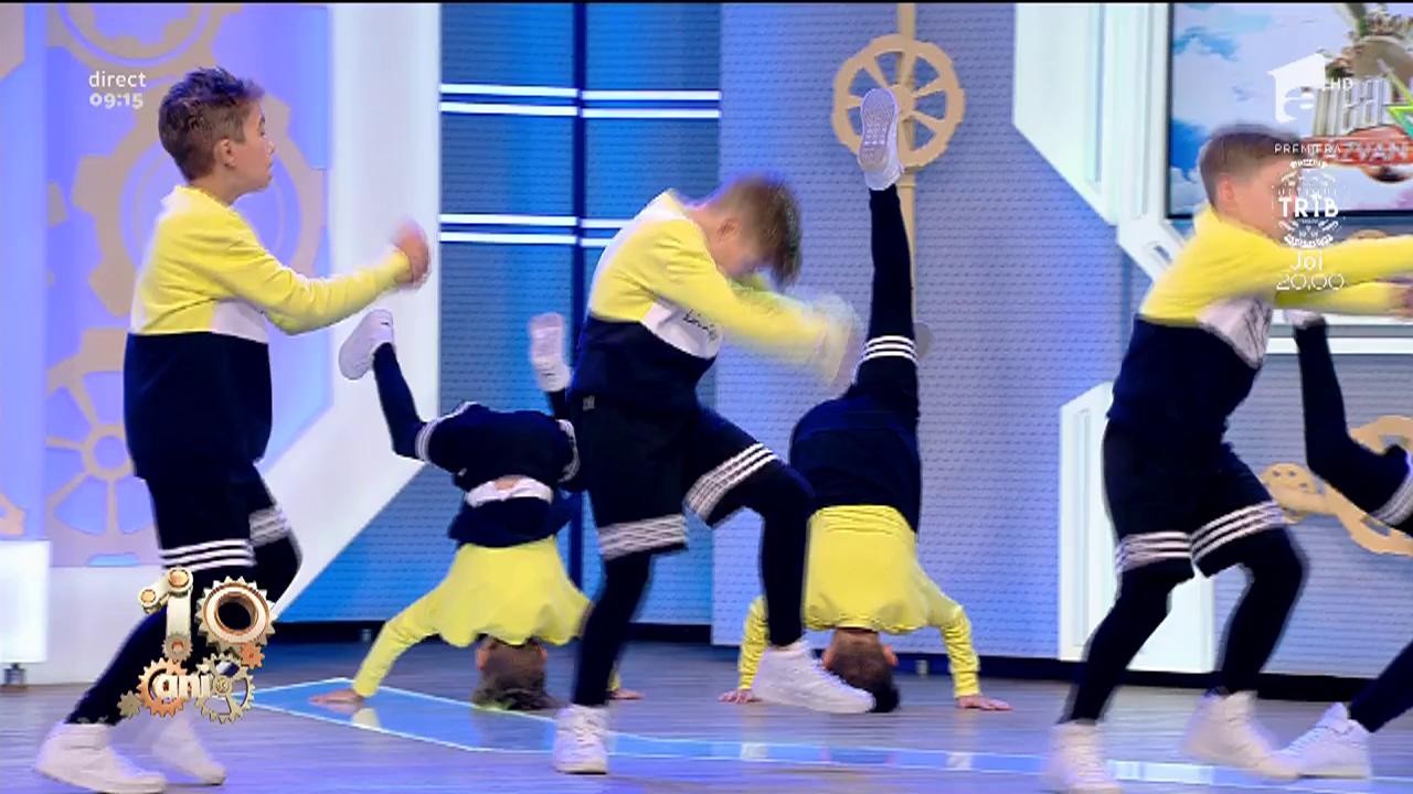 Aqua Boys, moment spectaculos de dans la Neatza