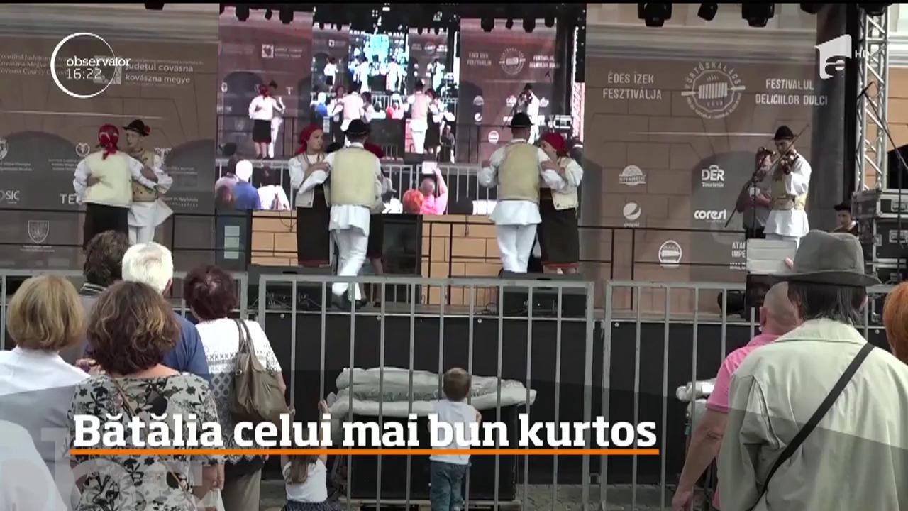 Festivalul deliciilor dulci a reunit la Sf. Gheorghe cei mai buni producători ai faimosului cozonac Kurtos