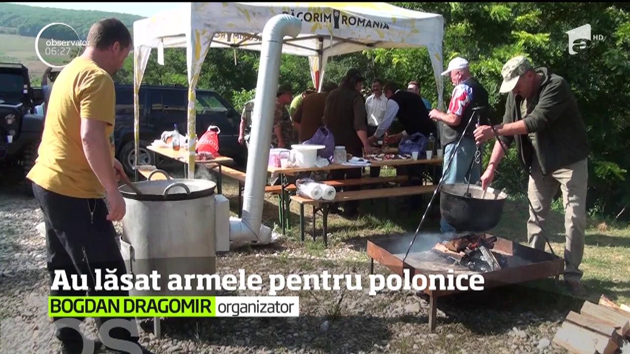 Au sf&acirc;r&acirc;it ceaunele la Hăpria, &icirc;n judeţul Alba, acolo unde şi-au dat &icirc;nt&acirc;lnire peste 150 de v&acirc;nători şi pescari