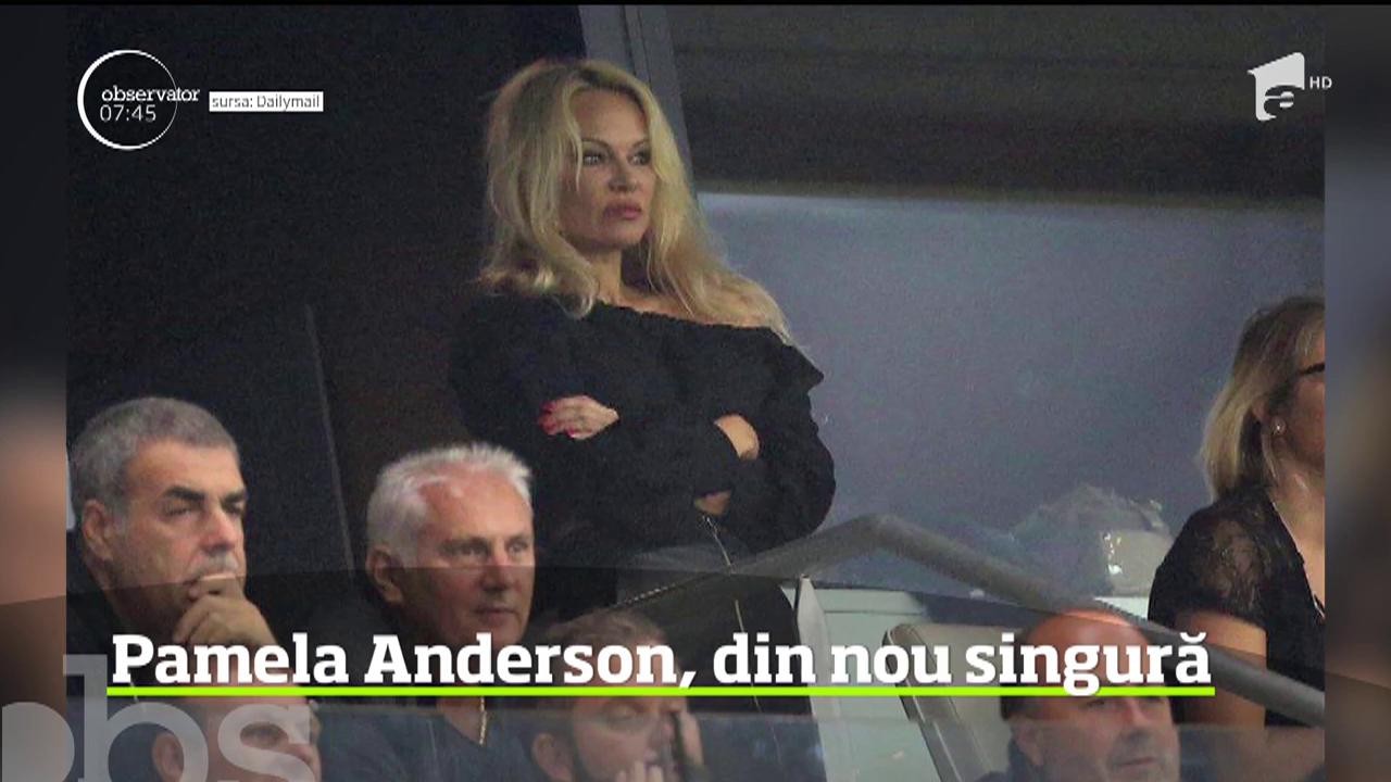 Pamela Anderson a pus punct relaţiei cu fotbalistul Adil Rami