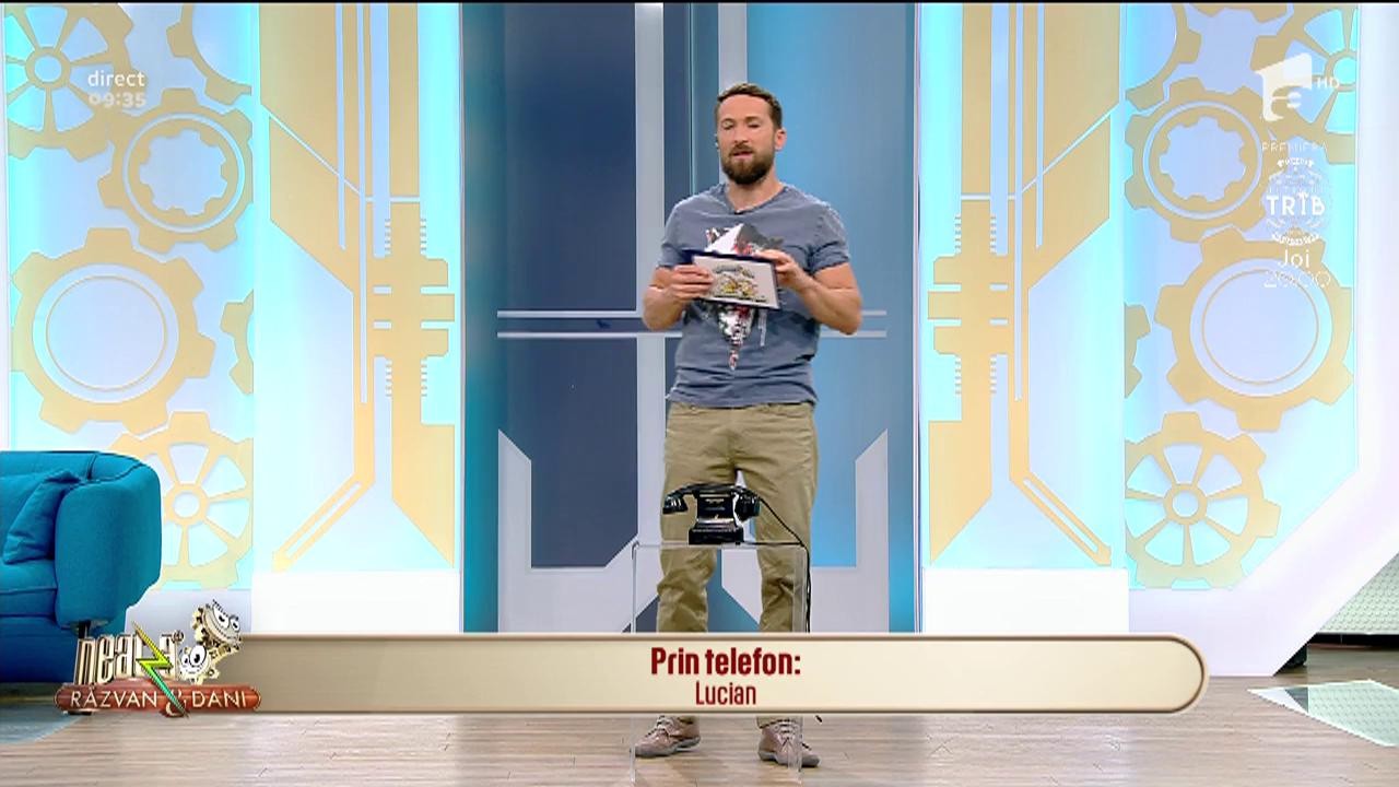 &rdquo;Ce &icirc;ncape &icirc;ntr-un ghiozdan&rdquo;. Lucian a pierdut provocarea de la Neatza