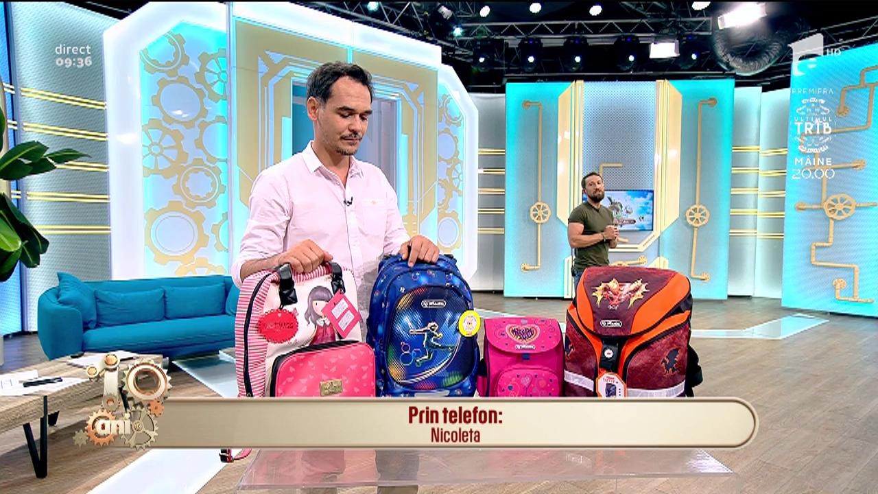 &rdquo;Ce &icirc;ncape &icirc;ntr-un ghiozdan&rdquo;. Nicoleta a c&acirc;știgat provocarea de la Neatza