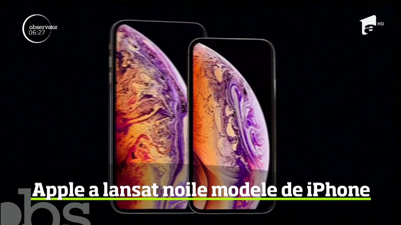 Apple a lansat noile modele de iPhone