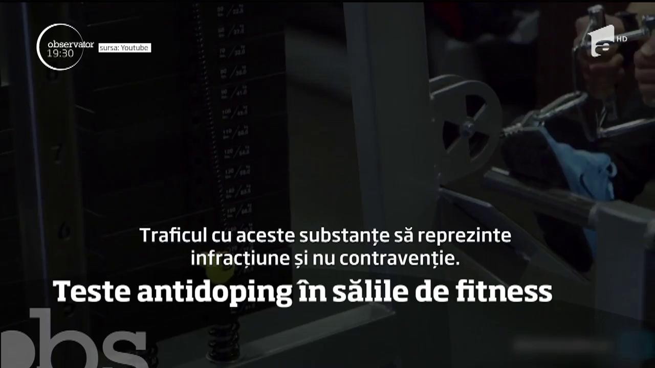 Teste antidoping &icirc;n sălile de fitness