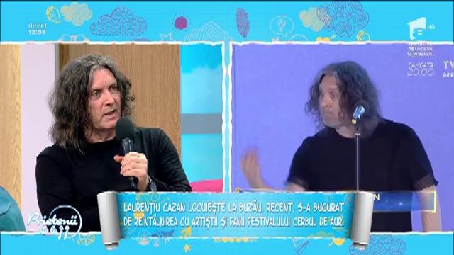 Laurențiu Cazan, apariție-eveniment la „Prietenii de la 11”! Cum arată artistul și ce a anunțat