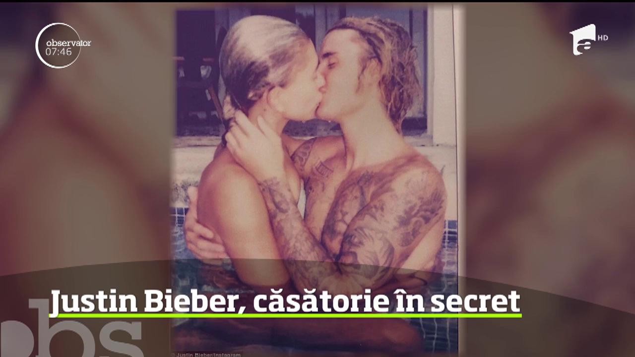 Justin Bieber şi Hailey Baldwin s-au căsătorit &icirc;n secret