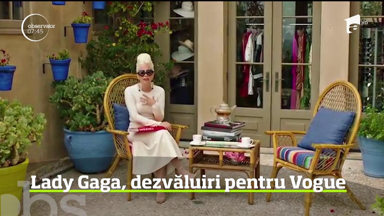 Lady Gaga, dezvăluiri pentru Vogue