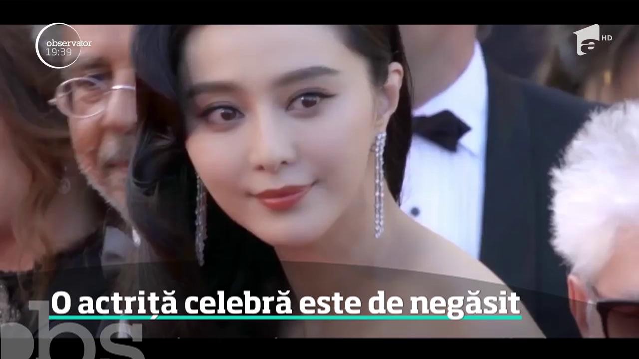 Cea mai cunoscută actriţă din China a dispărut fără urmă!