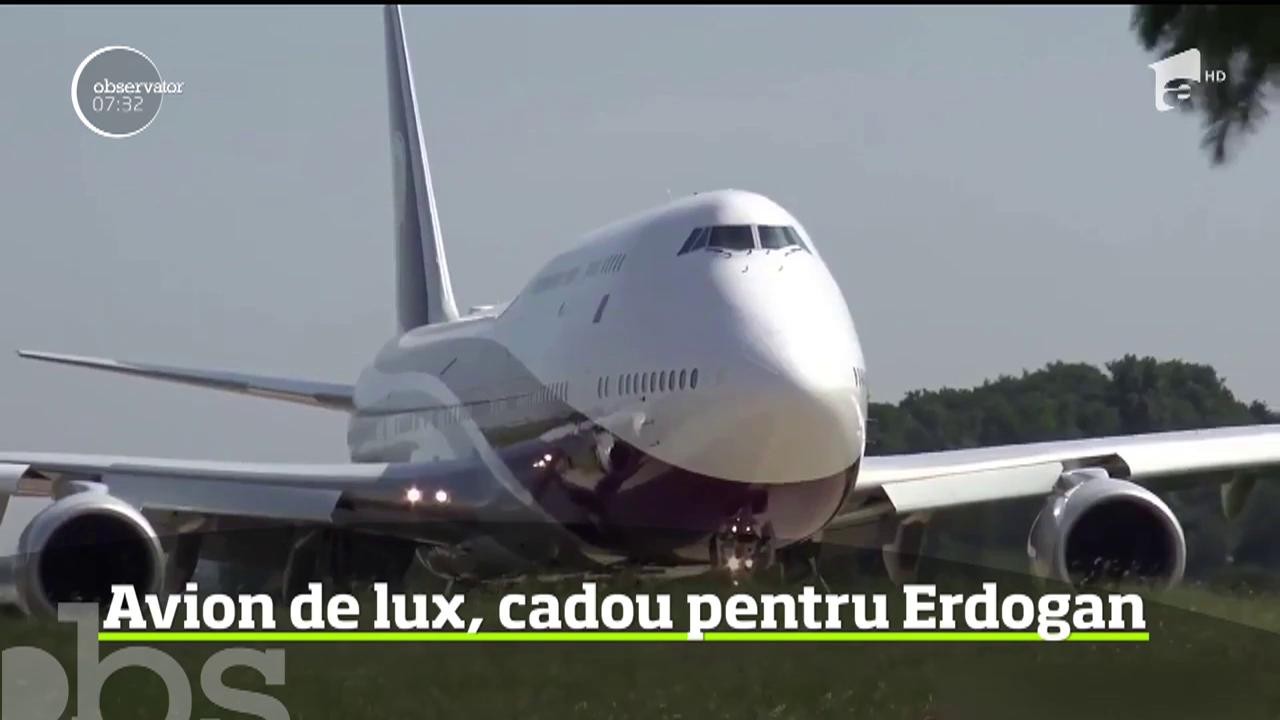 Şeicul Tamim Al Thani i-a făcut cadou liderul Turciei un avion de  367 de milioane de dolari