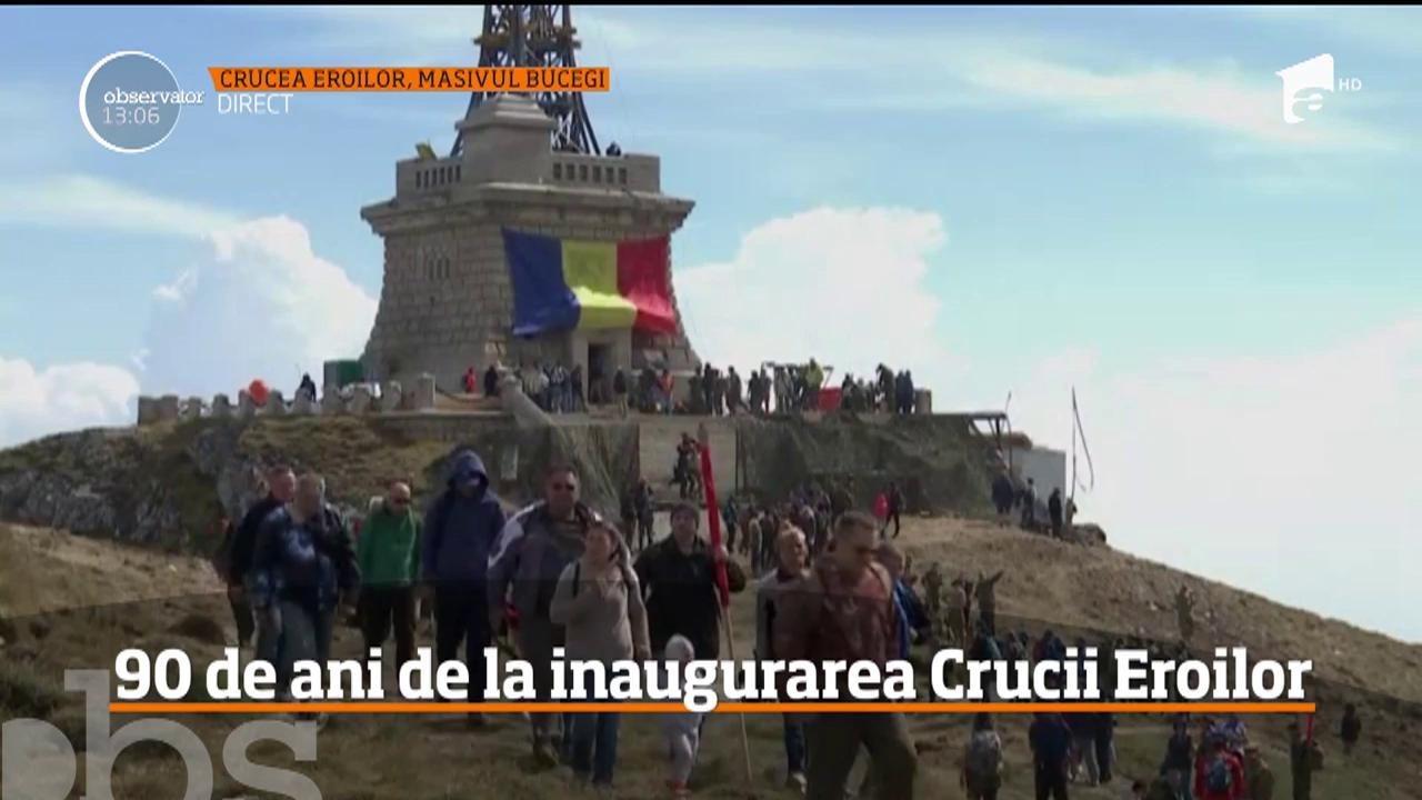 90 de ani de la inaugurarea Crucii de pe Caraiman