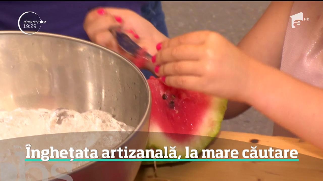 &Icirc;nghețata artizanală, la mare căutare