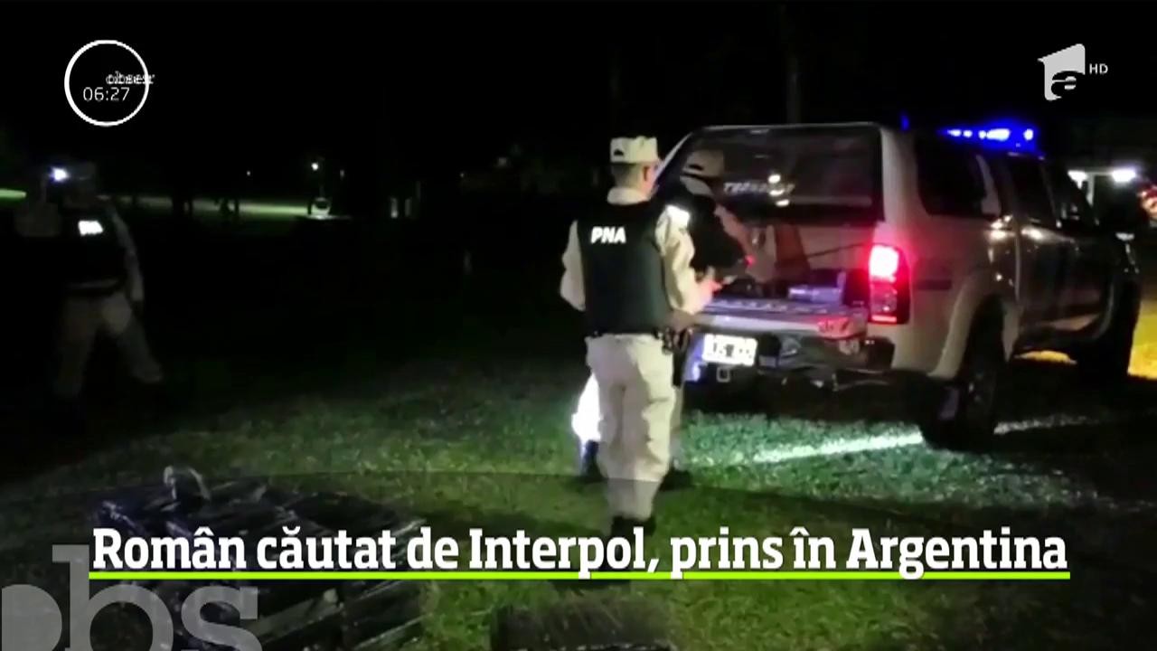 Un rom&acirc;n căutat de Interpol a fost reţinut &icirc;n America de Sud