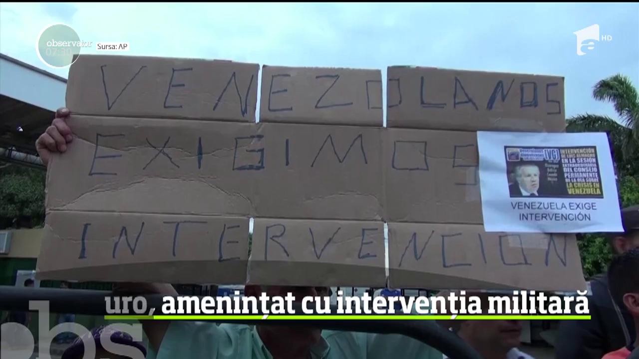 Războiul ar putea fi singura soluţie pentru &icirc;ncheierea crizei din Venezeula