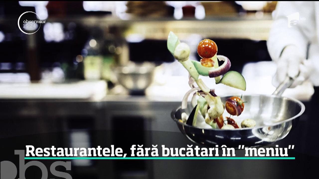 &Icirc;n c&acirc;ţiva ani, Rom&acirc;nia ar putea răm&acirc;ne fără bucătari. Cei care au mai rămas ar putea fi ţinuţi doar cu salarii mai mari