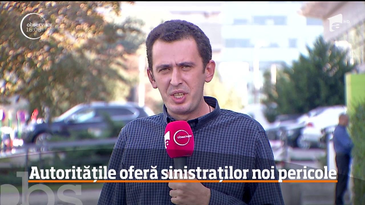 Oamenii rămaşi pe drumuri după ce blocul din cartierul Rahova a ars au fost mutaţi de autorităţi &icirc;ntr-un imobil fără aviz ISU