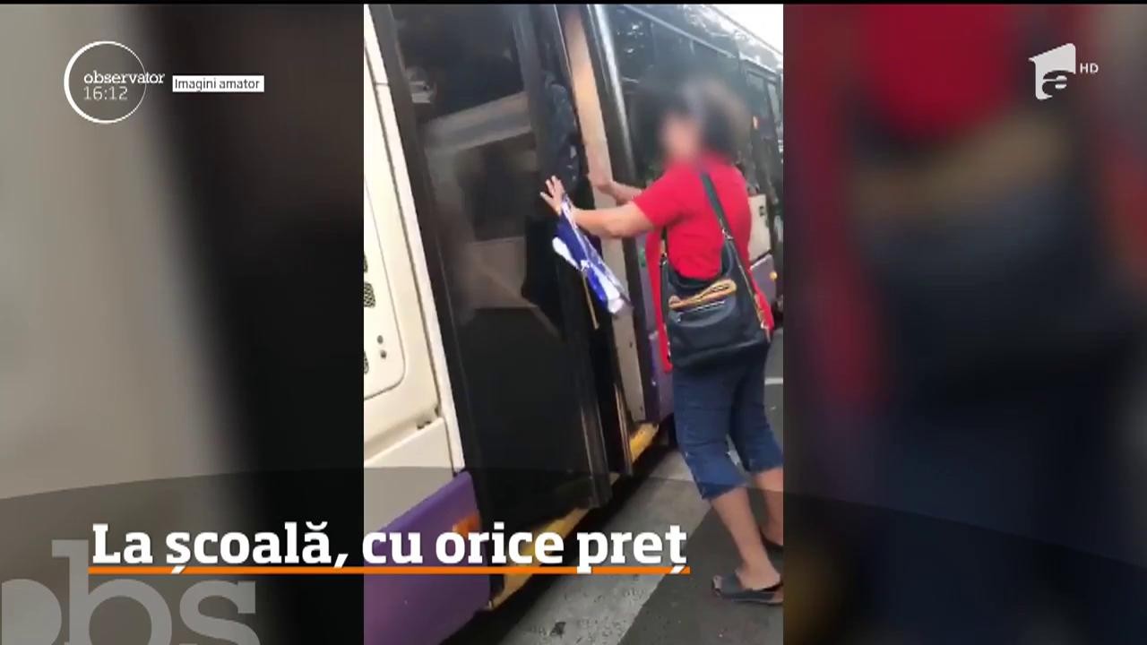 Pentru a fi sigură că fiul ei ajunge la şcoală, o mamă din Timişoara a aplicat o tactică &icirc;nt&acirc;lnită &icirc;n metrourile japoneze!