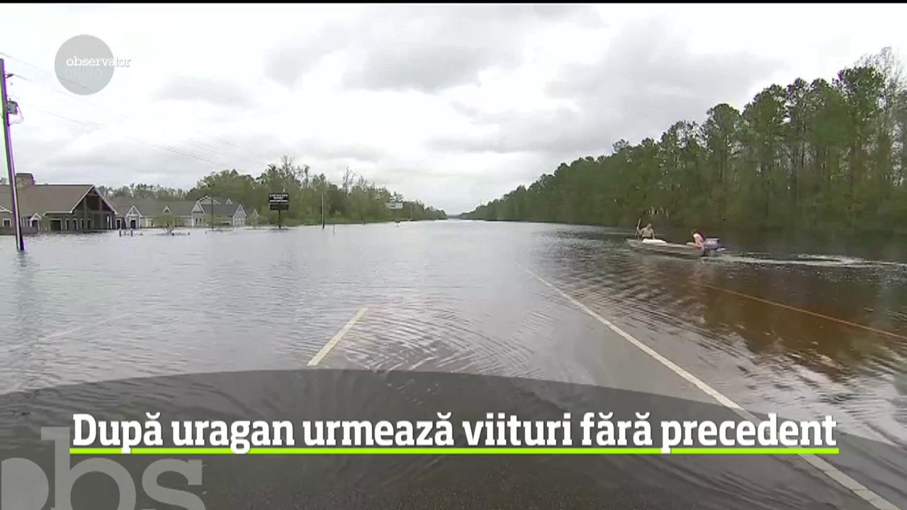 Florence face ravagii &icirc;n mai multe state americane. Bilanţul furtunii tropicale a ajuns la 32 de morţi